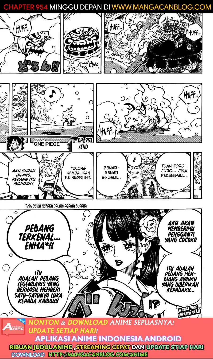 One Piece Chapter 953 Halaman 17