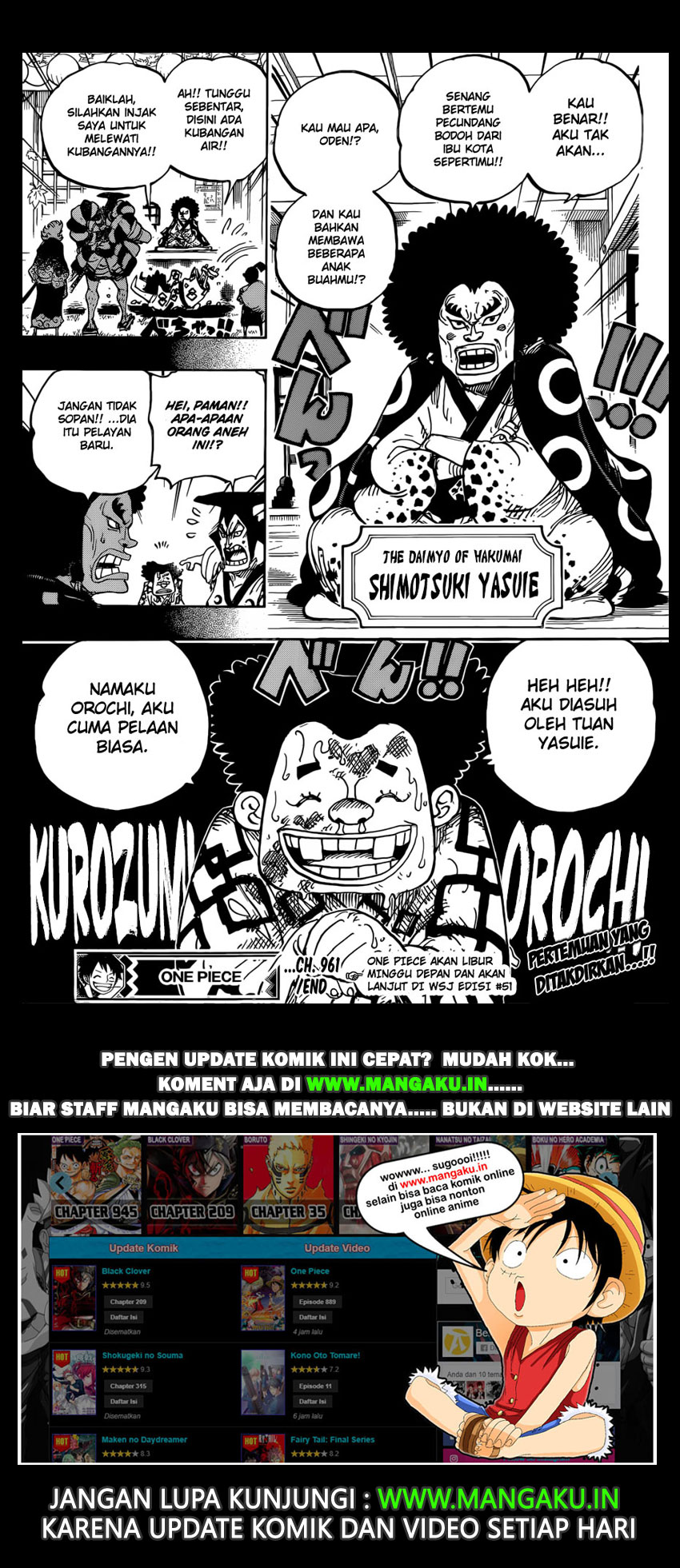 One Piece Chapter 961 Halaman 16