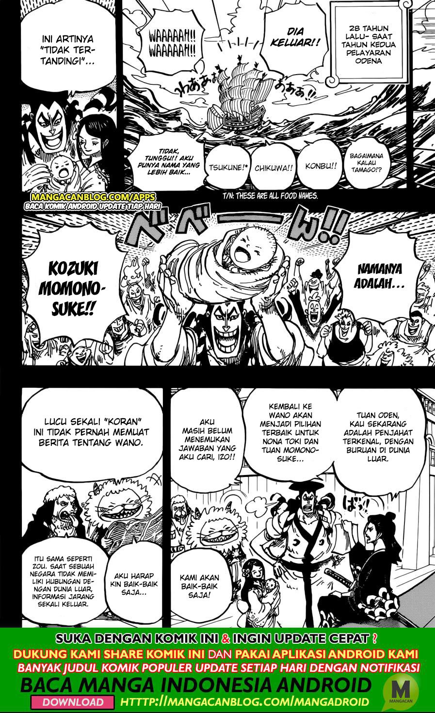 One Piece Chapter 965 Halaman 4