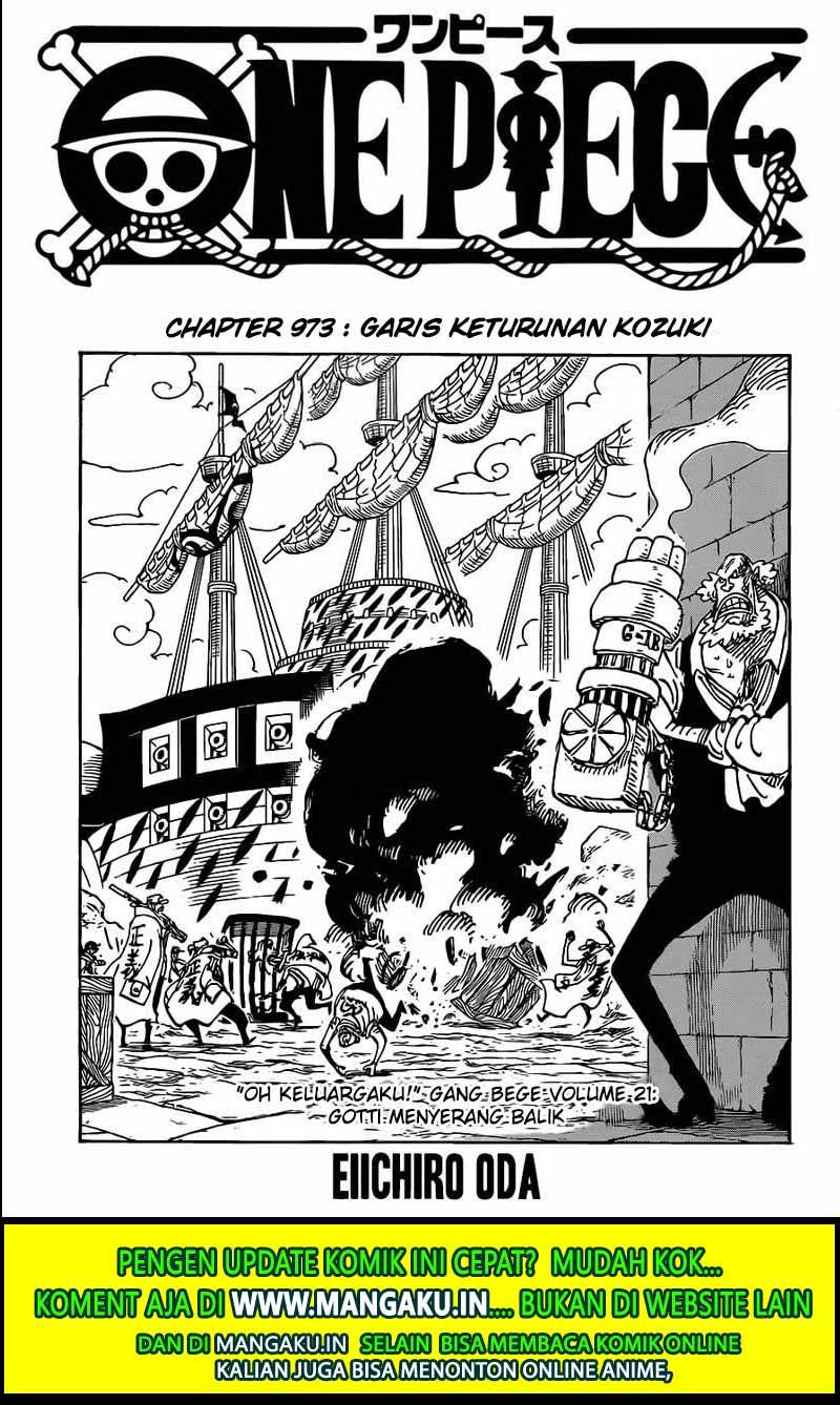 One Piece Chapter 973 Halaman 2
