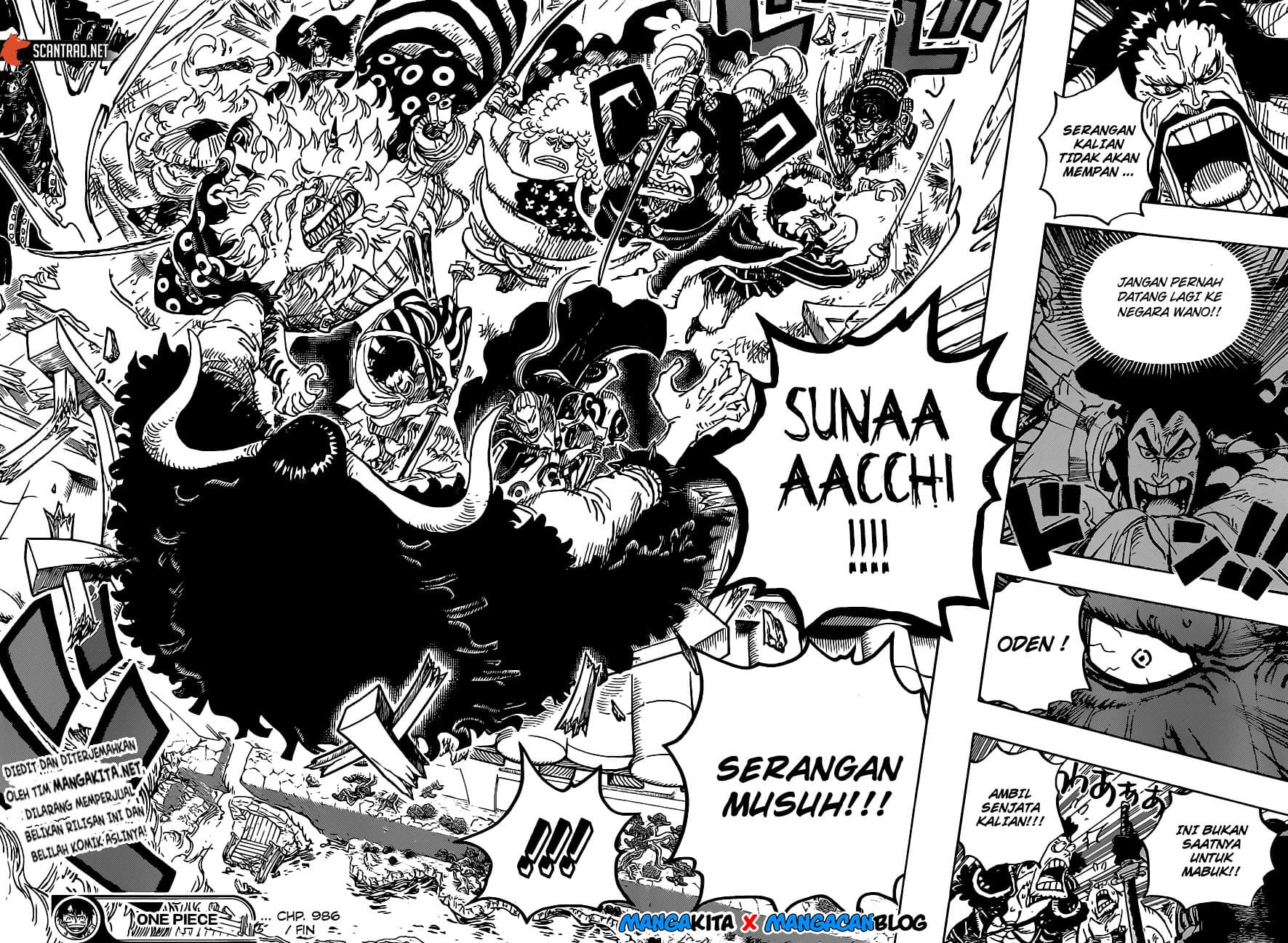 One Piece Chapter 986 Halaman 16