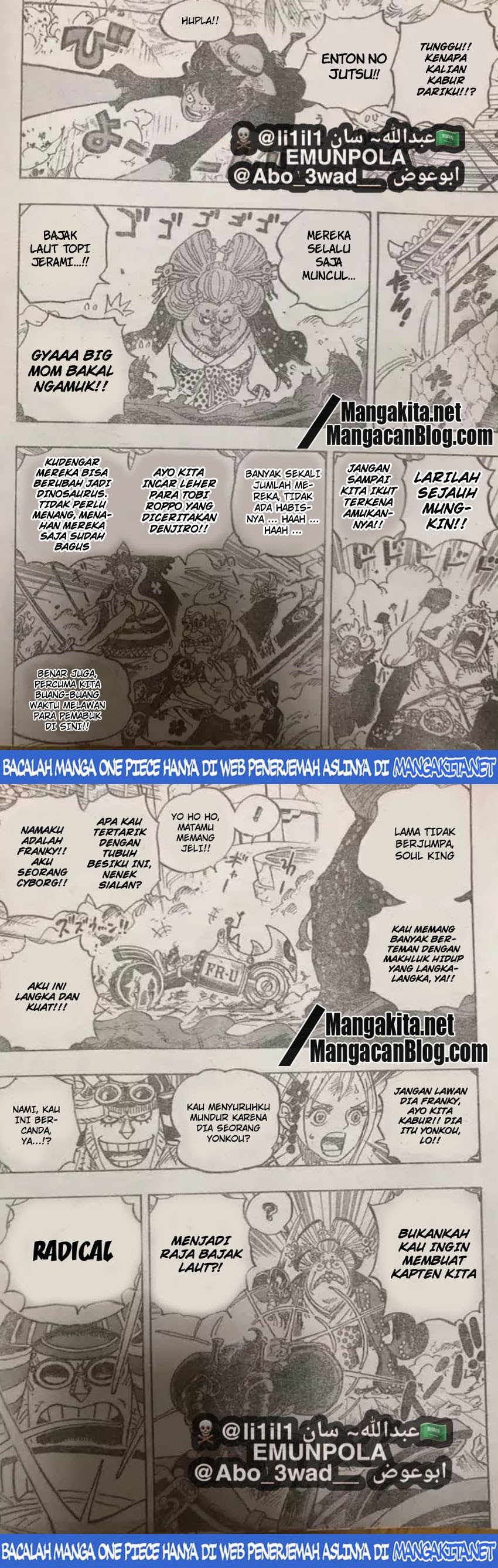 One Piece Chapter 989 Halaman 4
