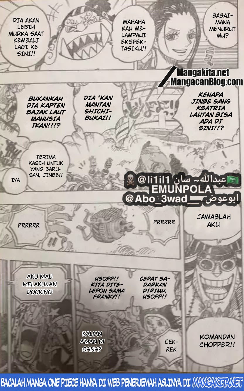 One Piece Chapter 989 Halaman 8