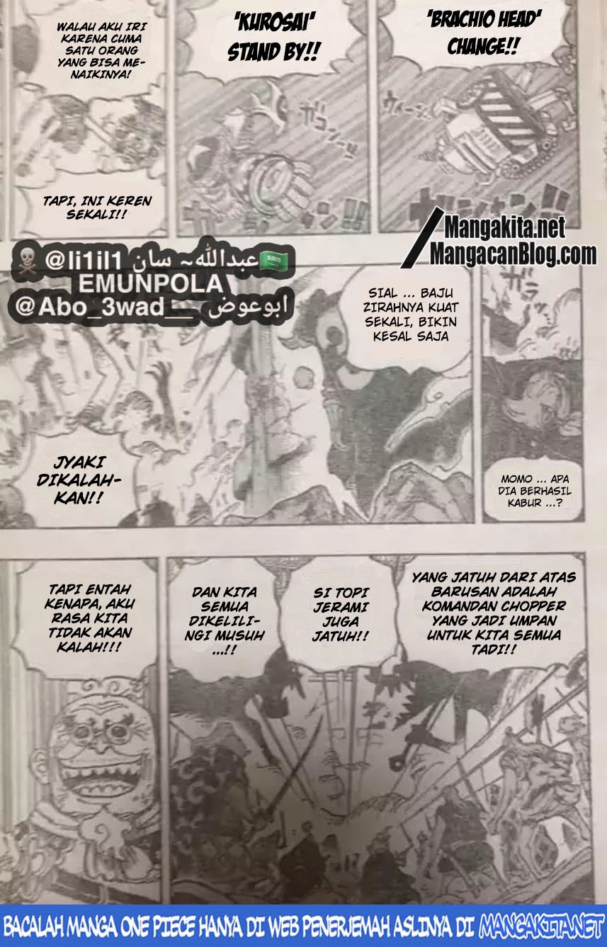 One Piece Chapter 989 Halaman 11