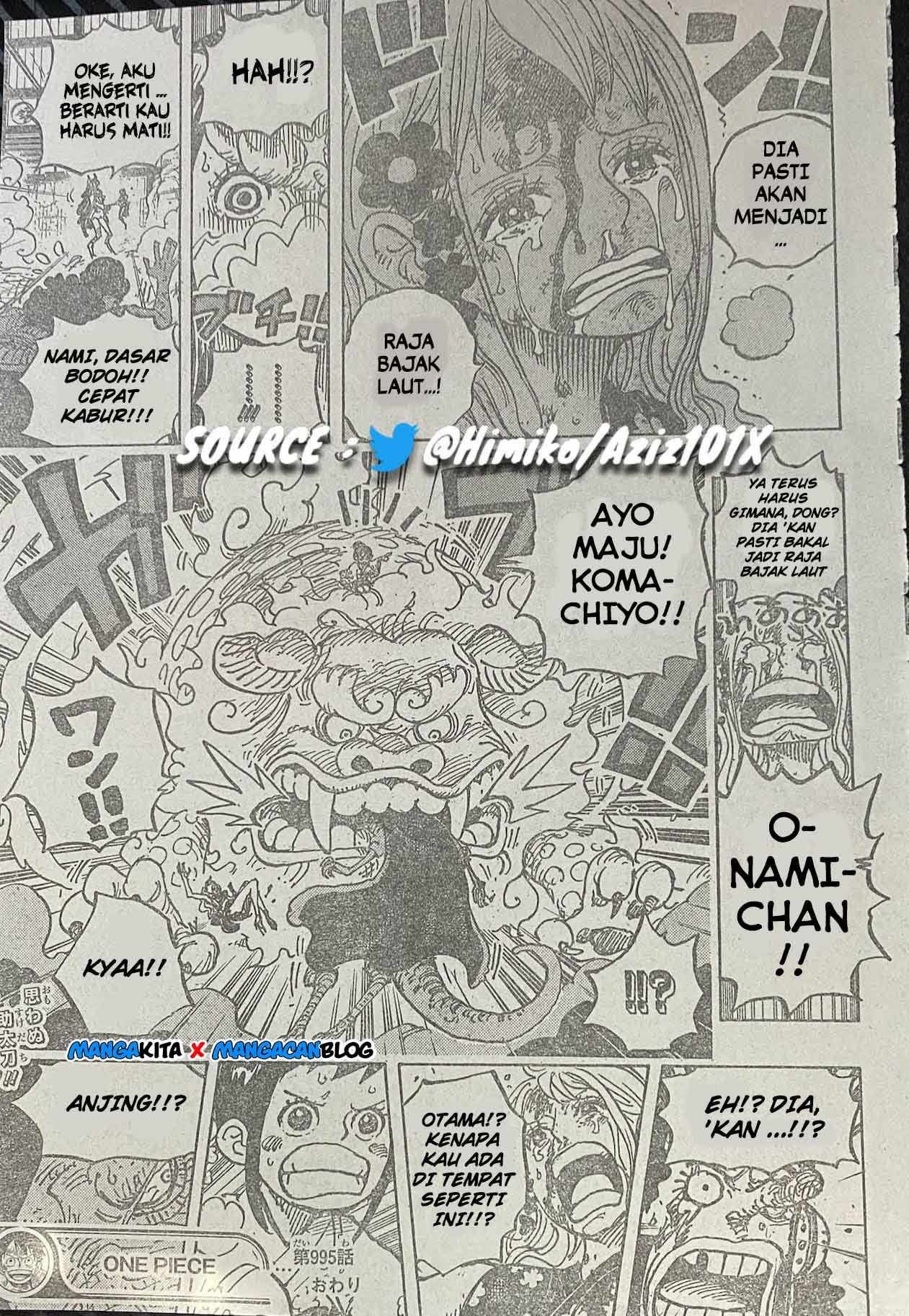 One Piece Chapter 995 Halaman 17