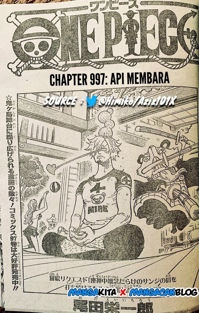 One Piece Chapter 997 Halaman 2