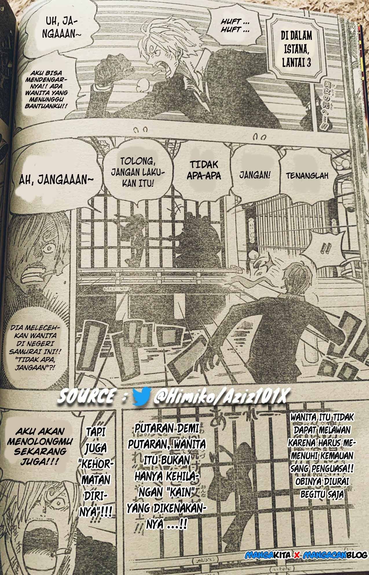 One Piece Chapter 997 Halaman 3