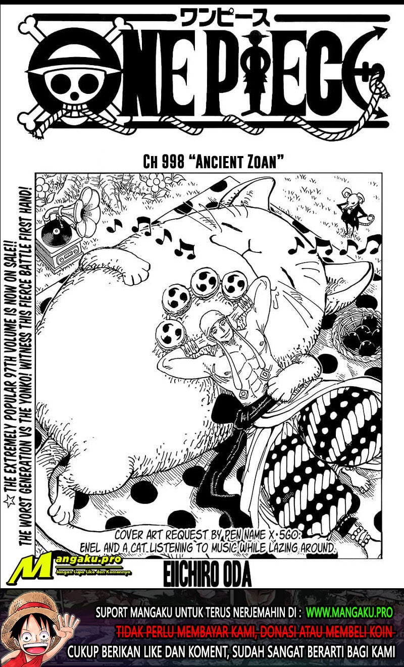One Piece Chapter 998 Halaman 2