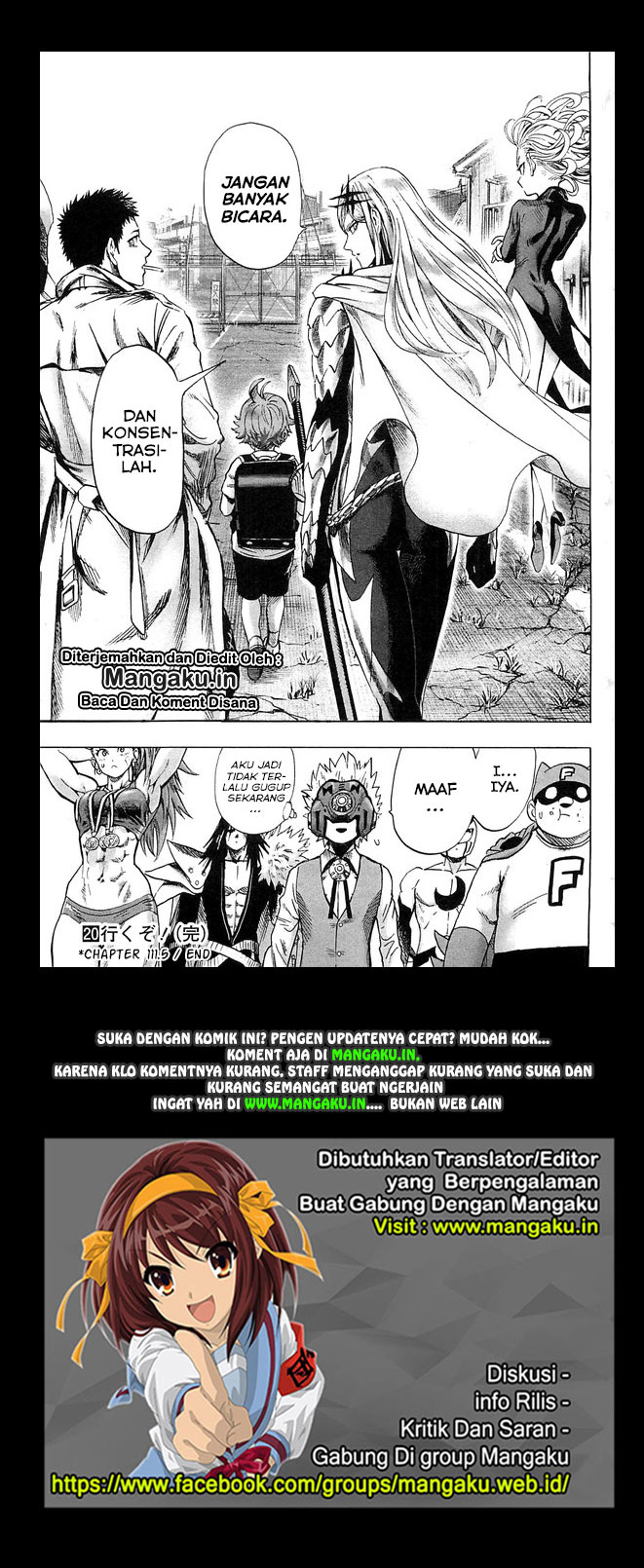 One Punch Man Chapter 158.5 Halaman 8