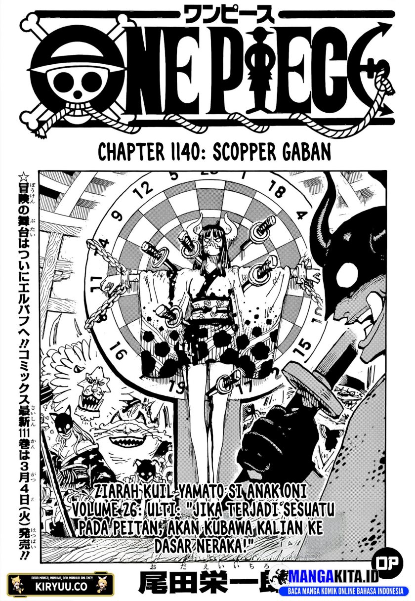 One Piece Chapter 1140 Halaman 2