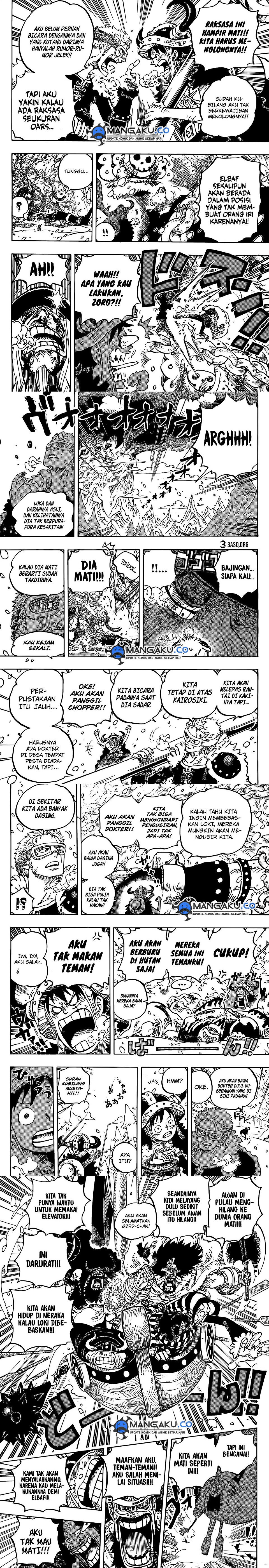 One Piece Chapter 1141 Halaman 3