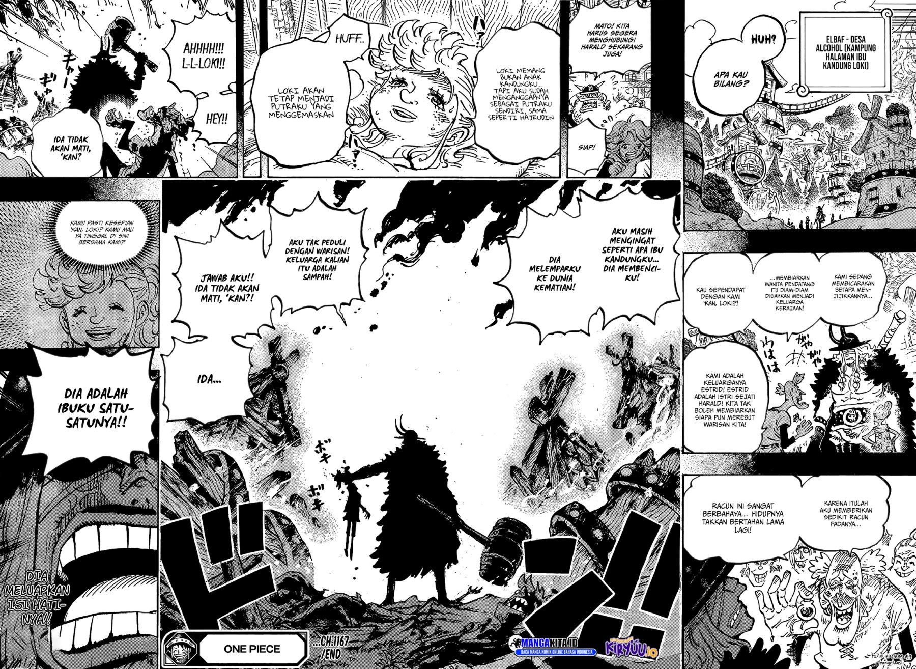 One Piece Chapter 1167 Halaman 17