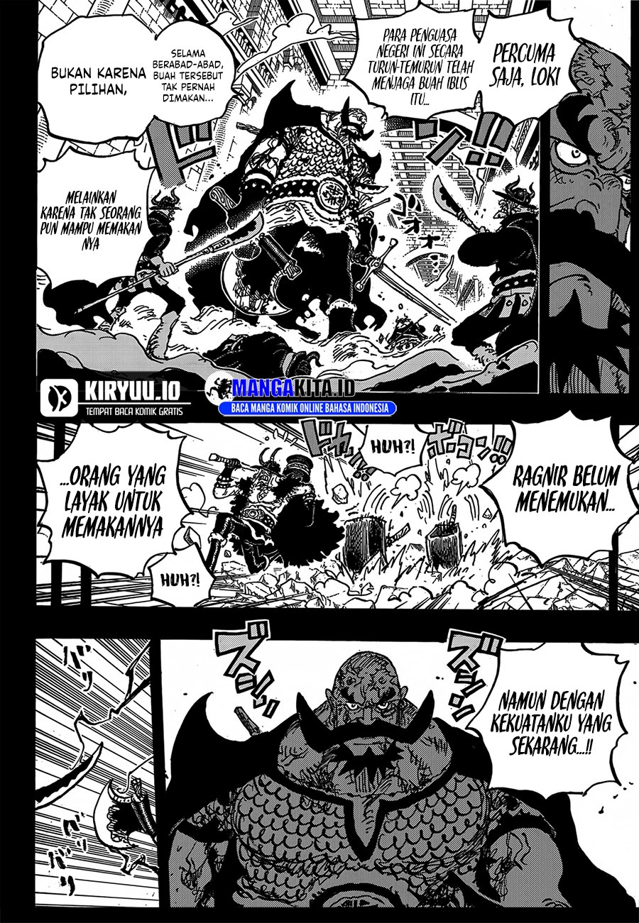 One Piece Chapter 1170 Halaman 6