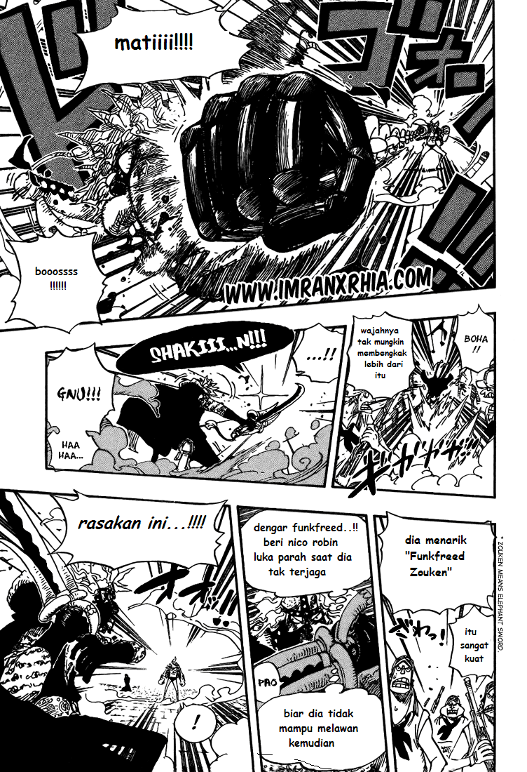 One Piece Chapter 423 Halaman 7