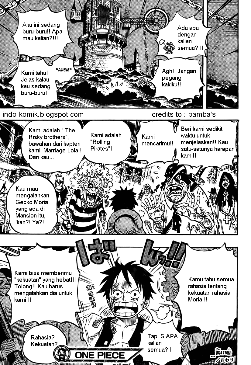 One Piece Chapter 475 Halaman 19
