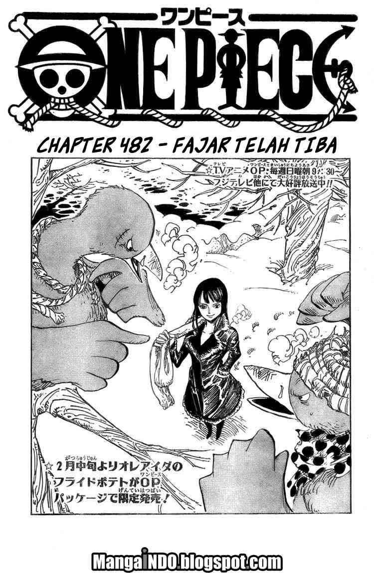 One Piece Chapter 482 Halaman 2
