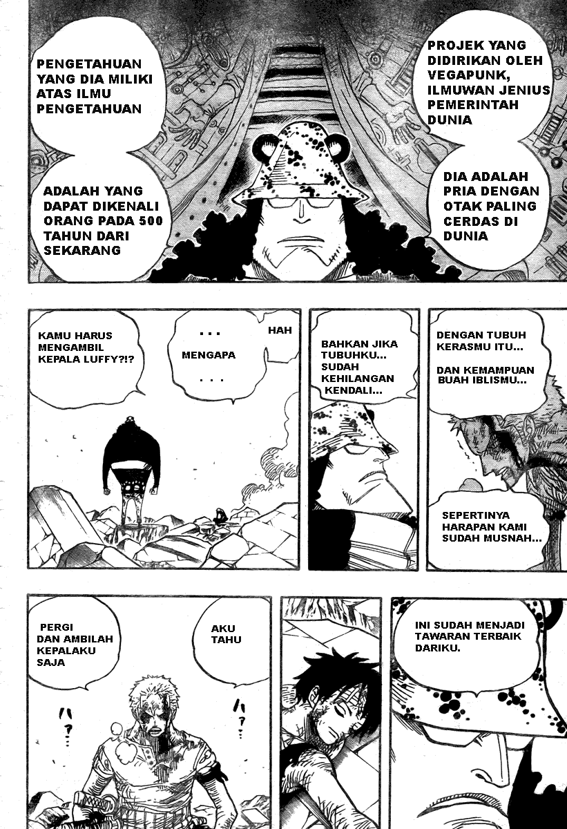 One Piece Chapter 485 Halaman 10