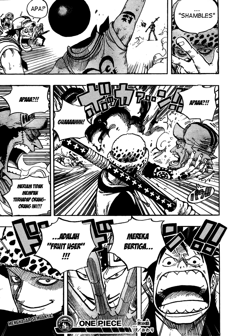 One Piece Chapter 504 Halaman 19