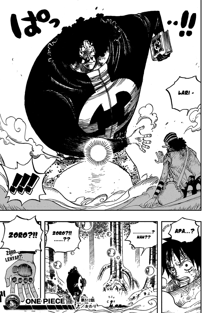 One Piece Chapter 512 Halaman 18
