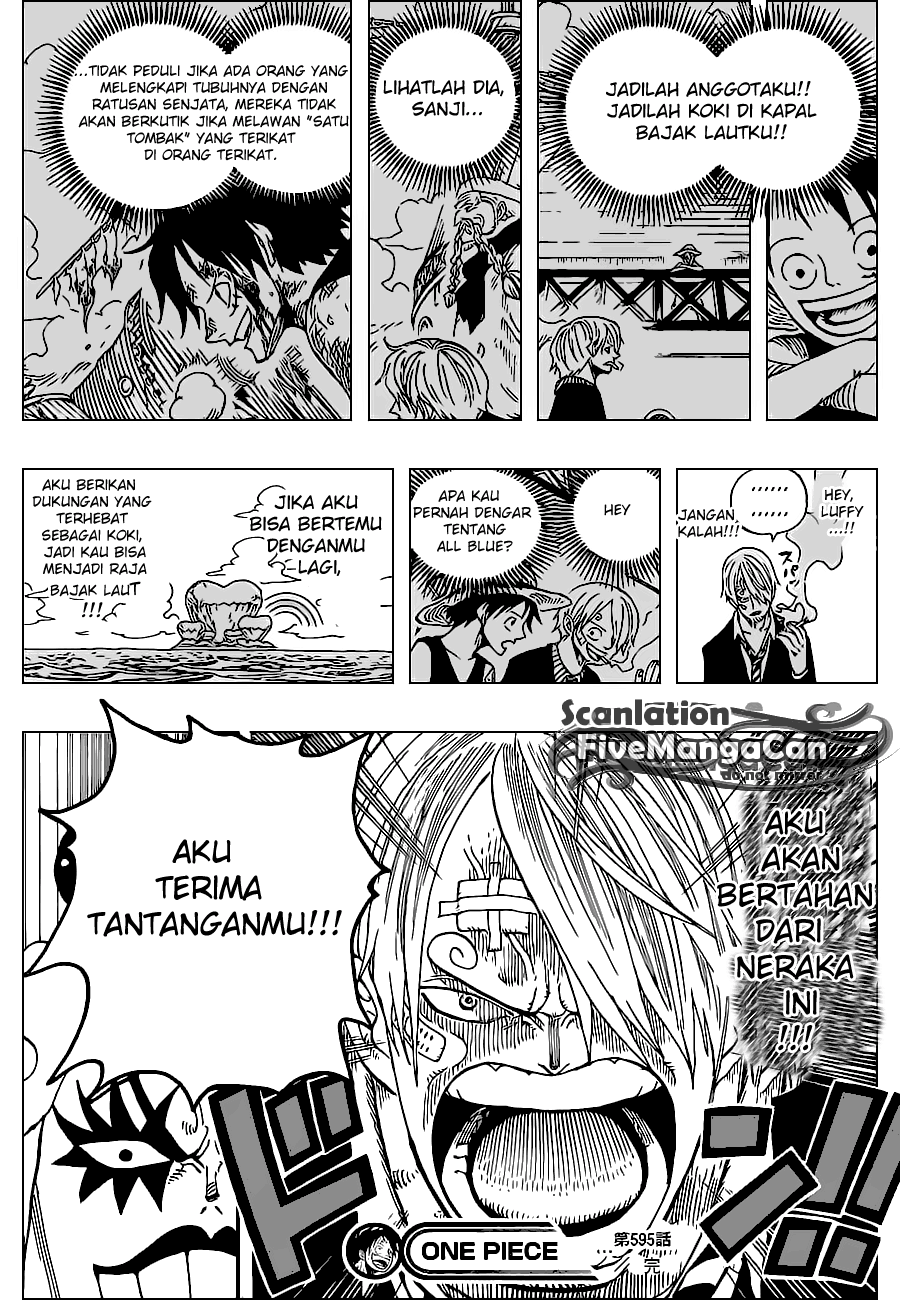 One Piece Chapter 595 Halaman 16