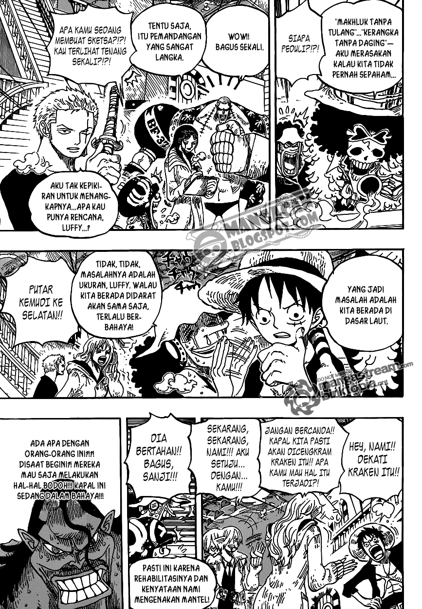 One Piece Chapter 605 Halaman 8