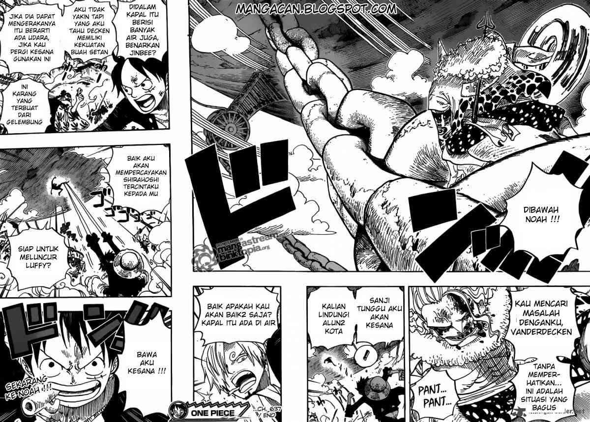 One Piece Chapter 637 Halaman 17