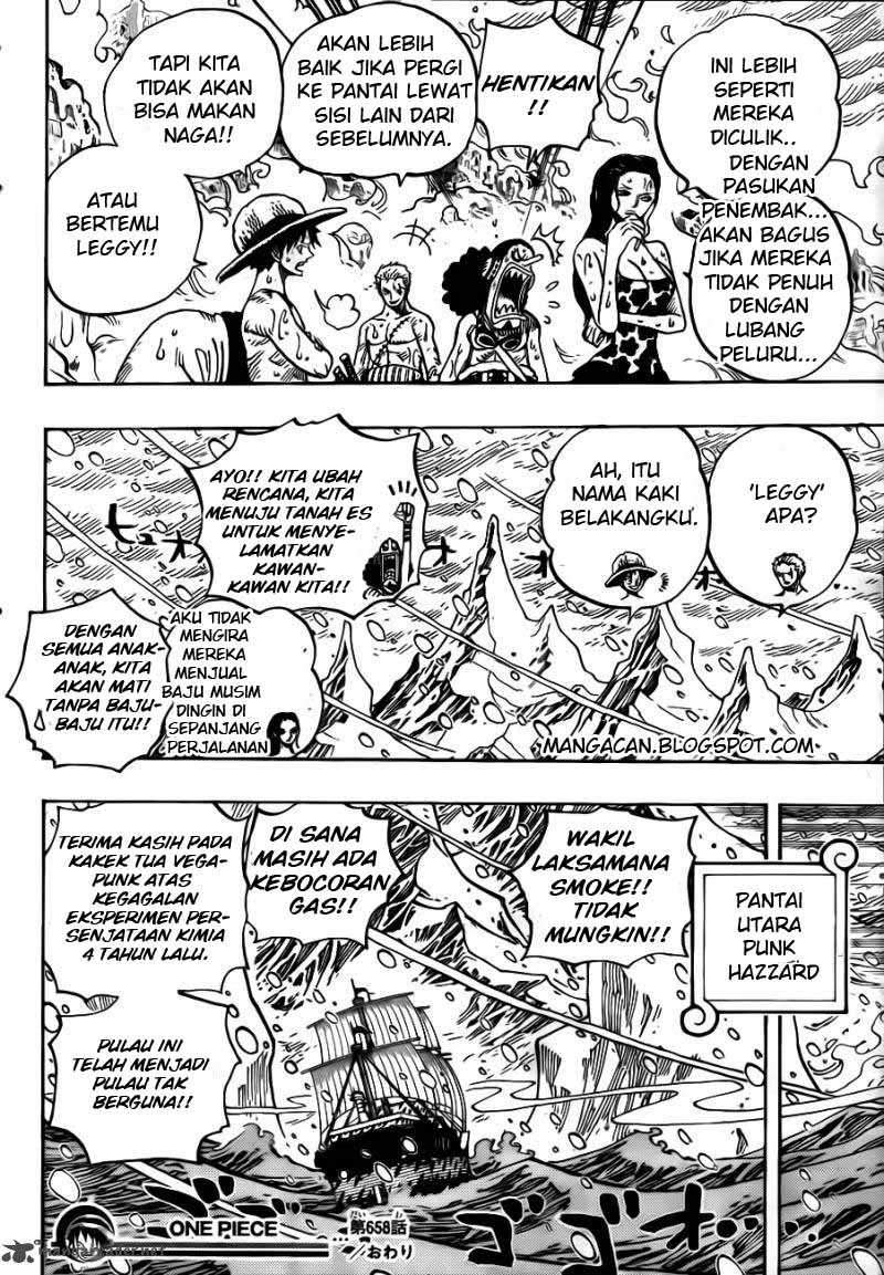 One Piece Chapter 658 Halaman 19