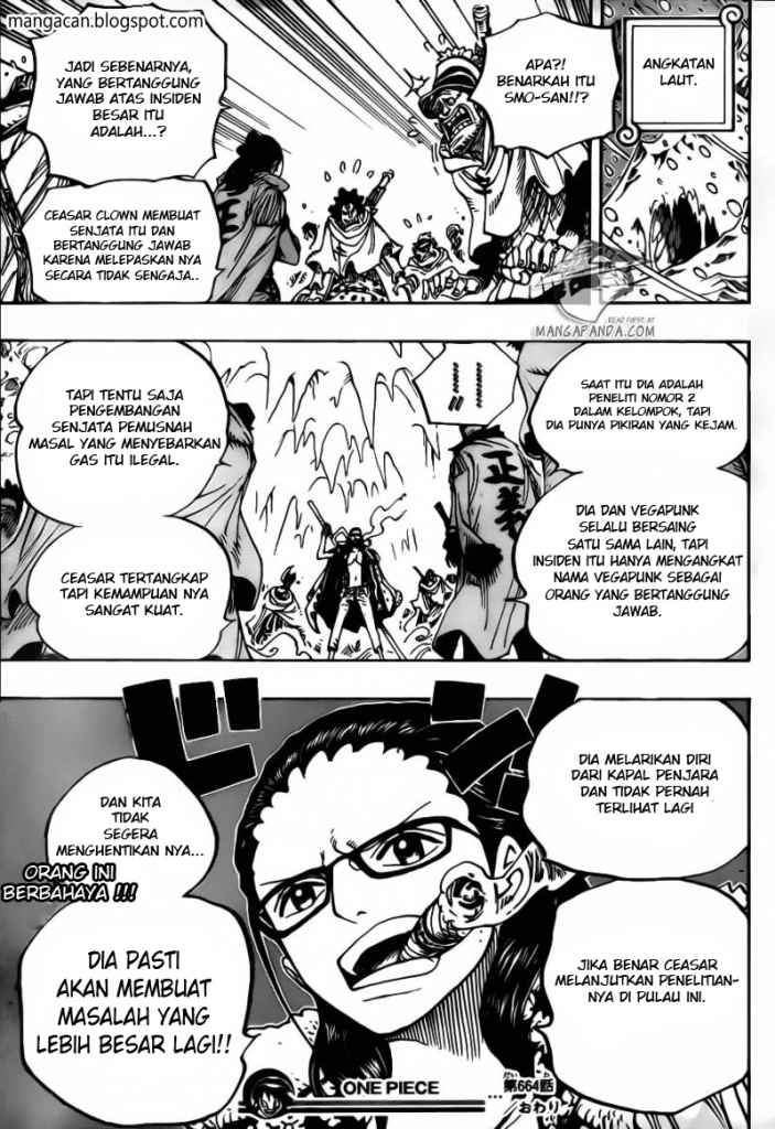 One Piece Chapter 664 Halaman 19