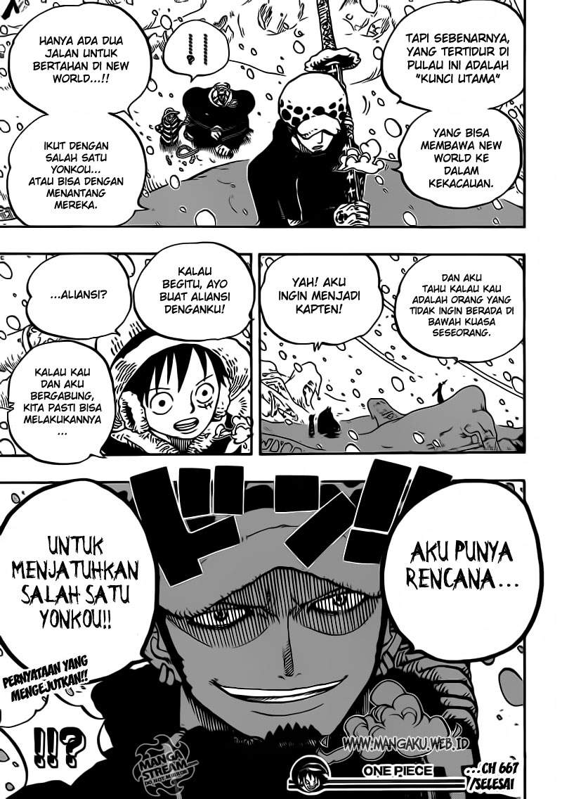 One Piece Chapter 667 Halaman 19