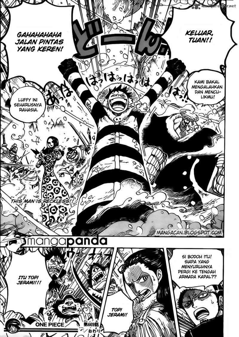 One Piece Chapter 669 Halaman 17