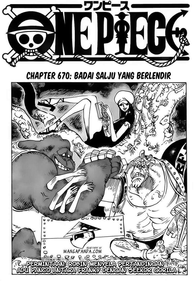 One Piece Chapter 670 Halaman 2