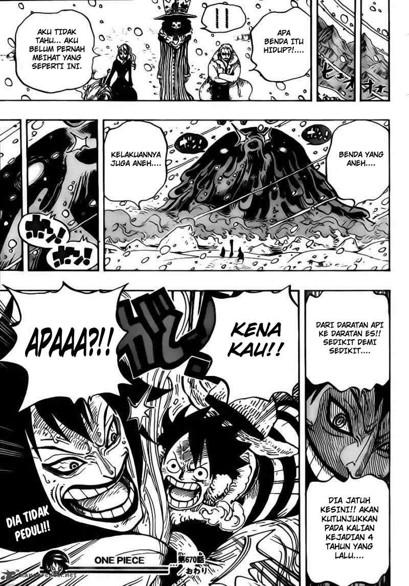 One Piece Chapter 670 Halaman 18