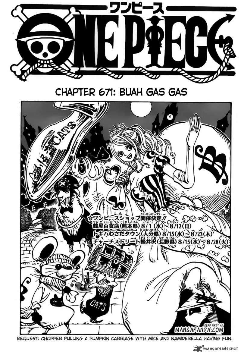 One Piece Chapter 671 Halaman 2