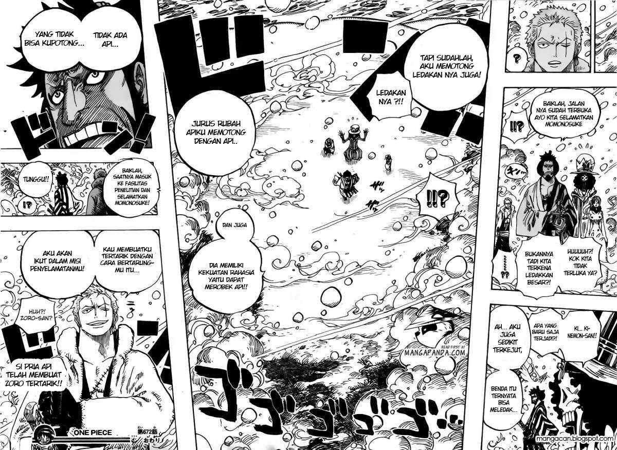 One Piece Chapter 672 Halaman 19