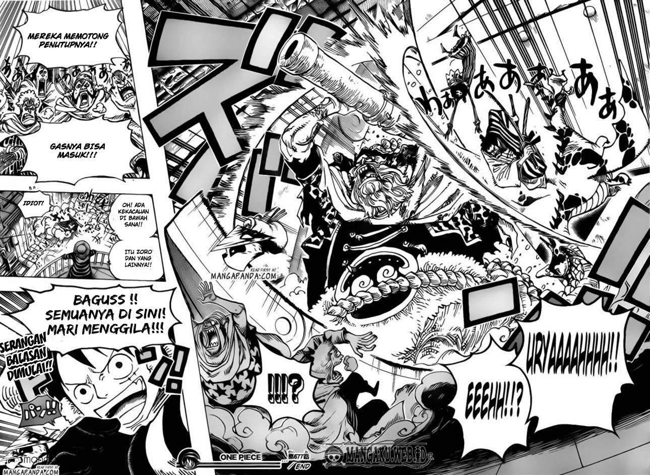 One Piece Chapter 677 Halaman 17