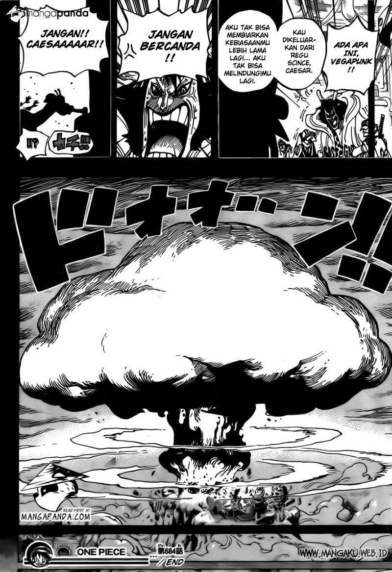 One Piece Chapter 684 Halaman 19