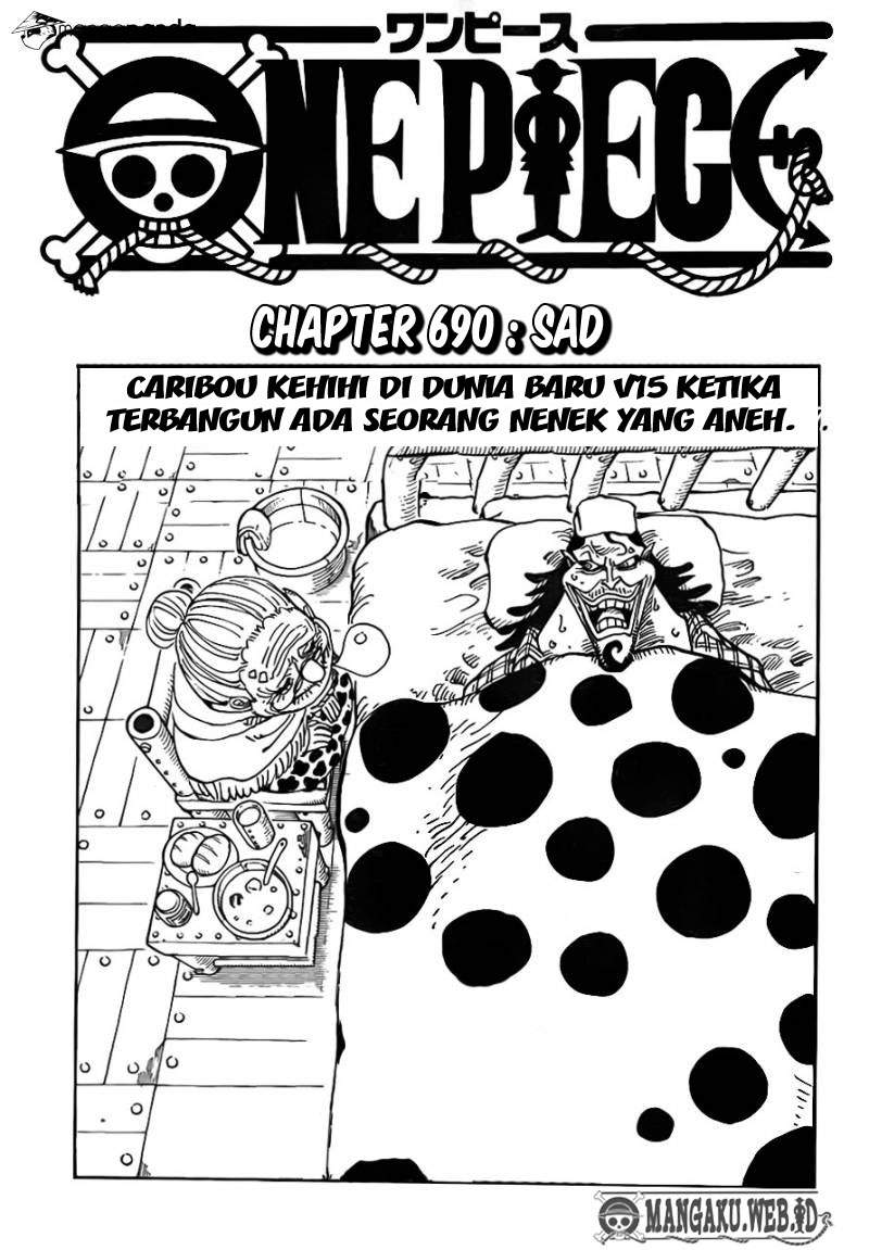 One Piece Chapter 690 Halaman 2