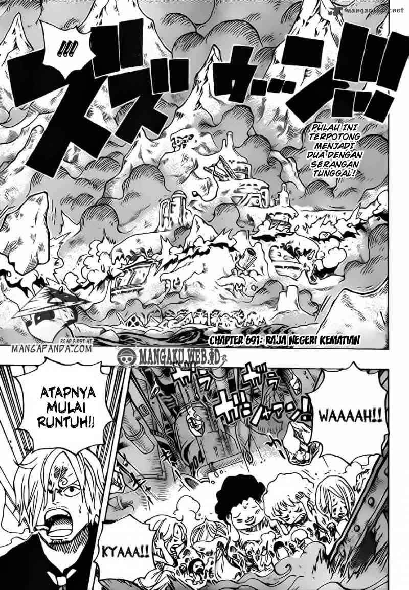 One Piece Chapter 691 Halaman 2