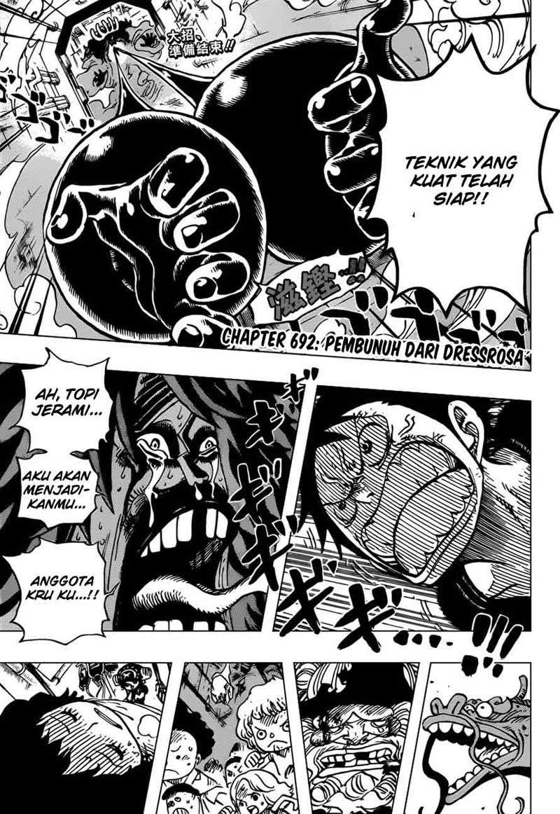 One Piece Chapter 692 Halaman 3