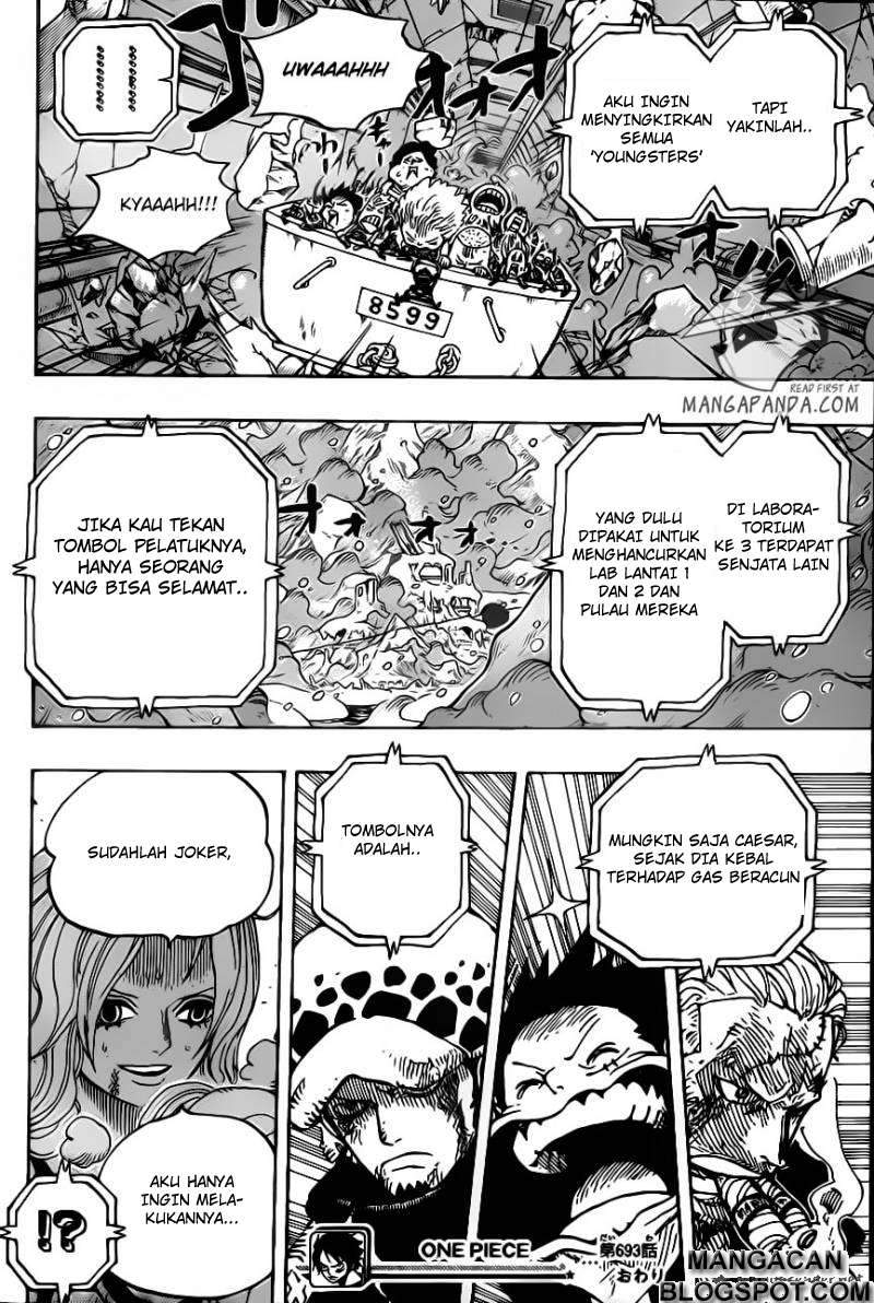 One Piece Chapter 693 Halaman 14