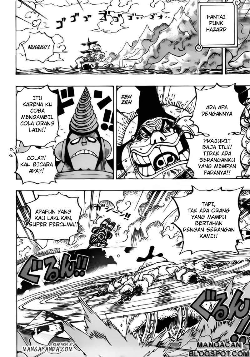 One Piece Chapter 695 Halaman 2