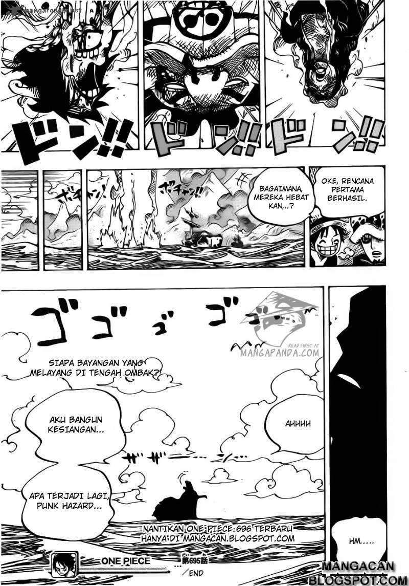 One Piece Chapter 695 Halaman 18