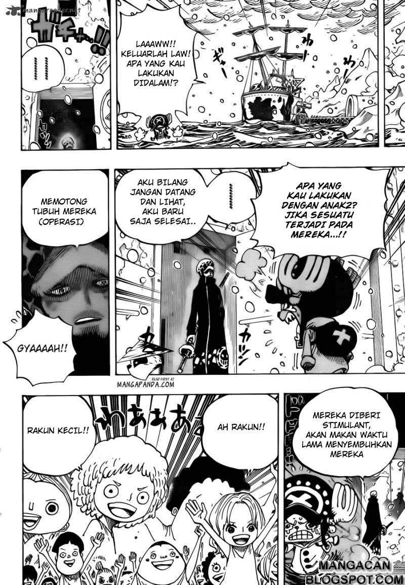One Piece Chapter 696 Halaman 8
