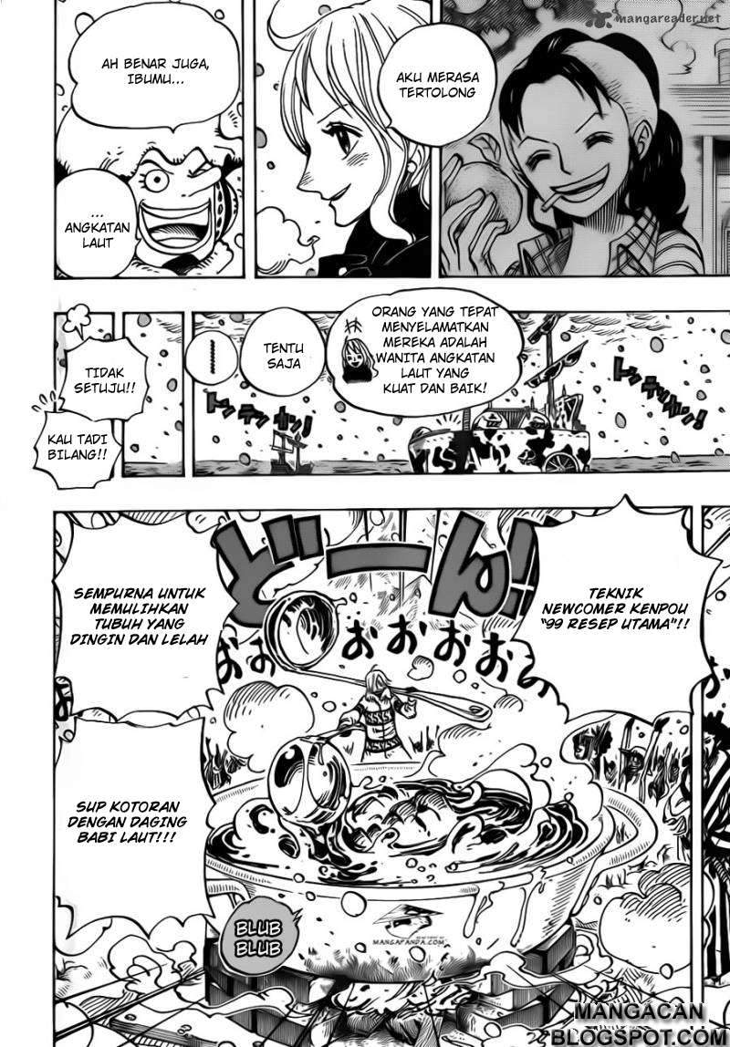 One Piece Chapter 696 Halaman 12