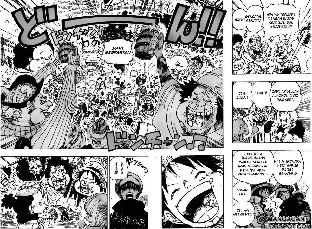 One Piece Chapter 696 Halaman 17