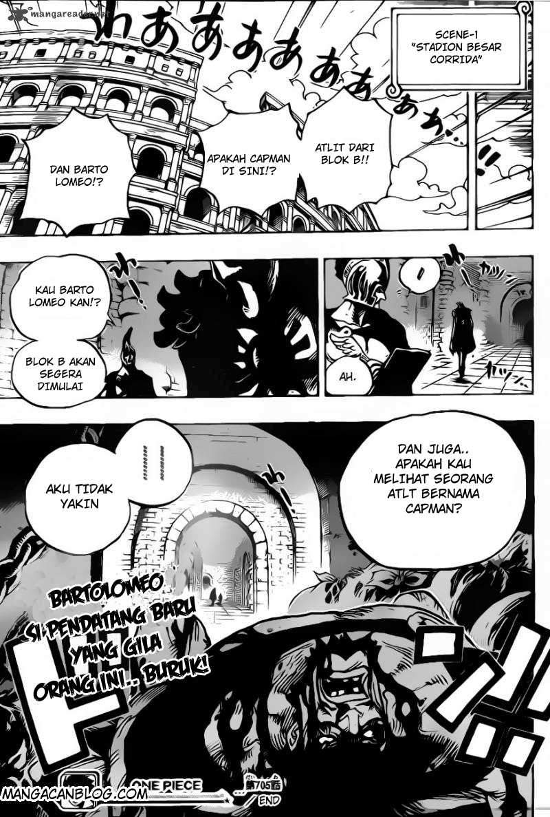 One Piece Chapter 705 Halaman 19