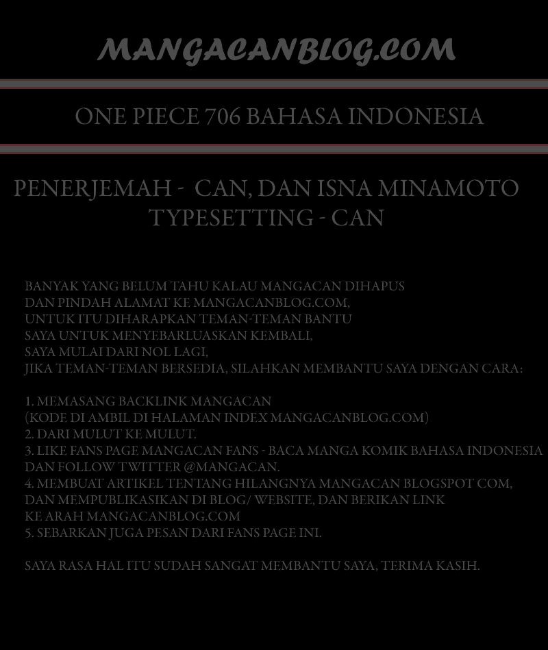 One Piece Chapter 706 Halaman 6
