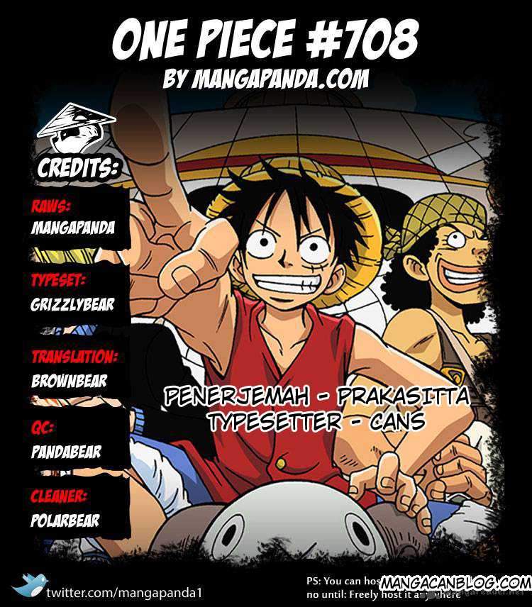 One Piece Chapter 708 Halaman 3