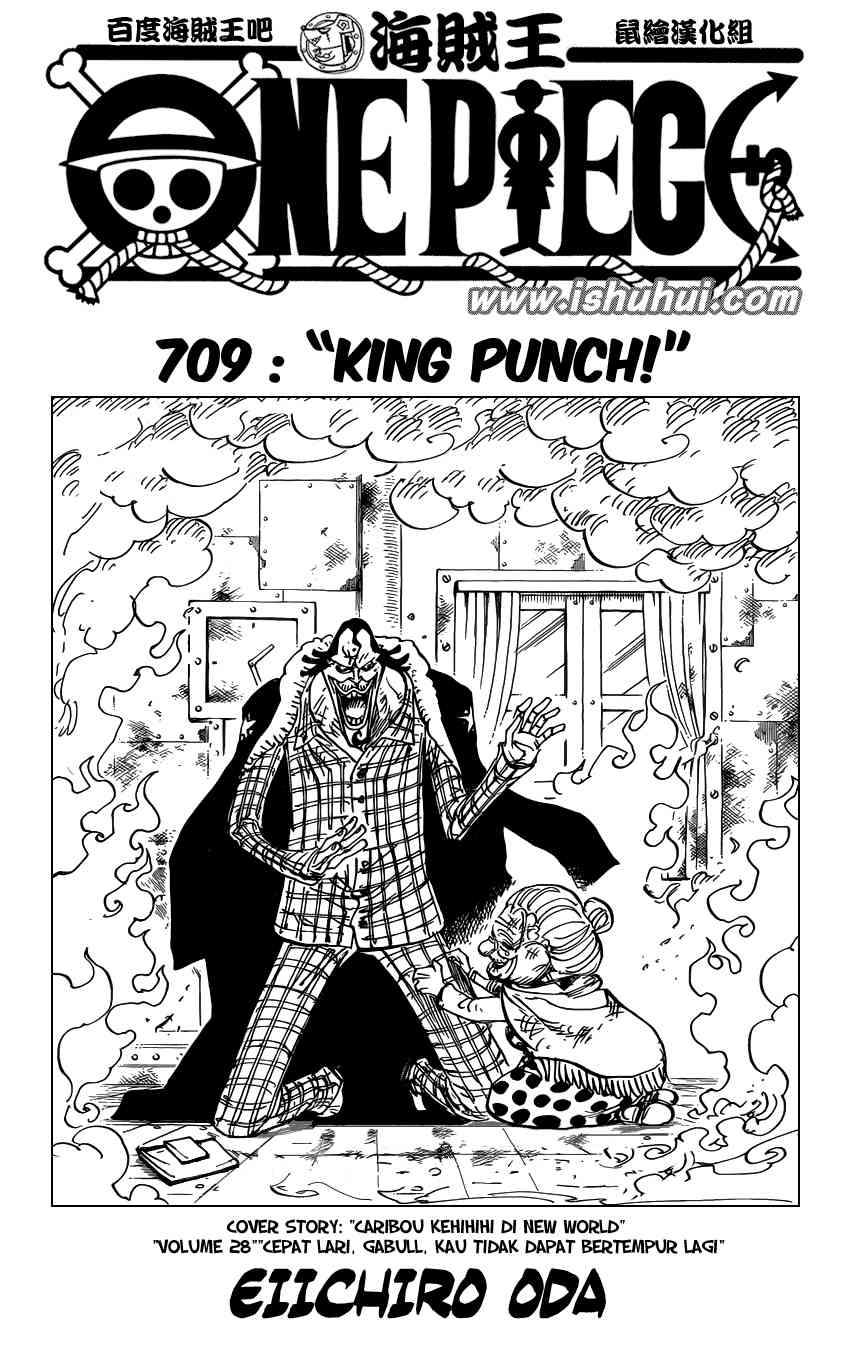 One Piece Chapter 709 Halaman 2