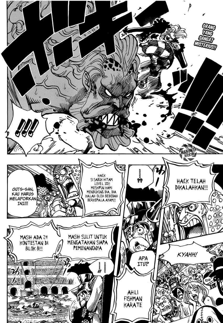 One Piece Chapter 709 Halaman 3
